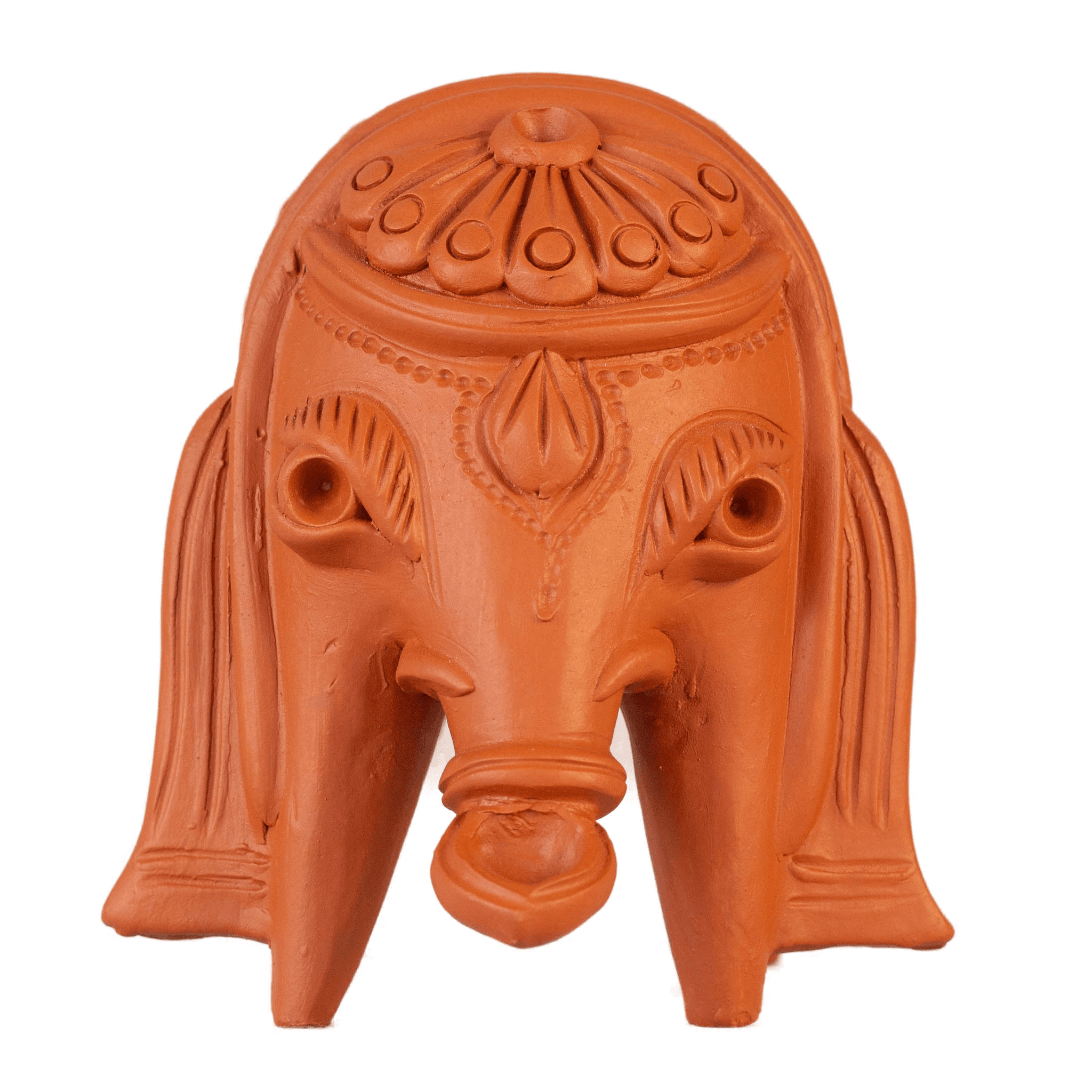 Terracotta Bonga Hati, 6 inch, Handcrafted Showpiece