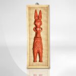 Terracotta Bankura Horse Frame, Jute, 17 inch x 6 inch, Handcrafted Wall Hanging